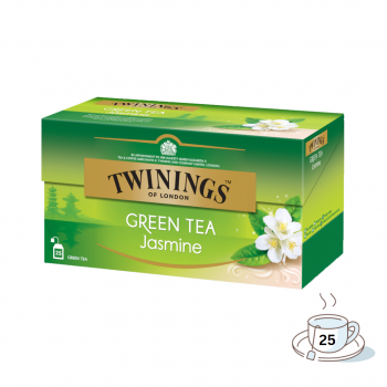 Twinings Green Tea Jasmine, Grüntee, 25 Teebeutel im Kuvert